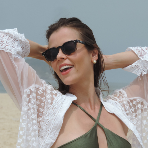 Óculos de Sol Unissex Blink Preto Degradê Polarizado