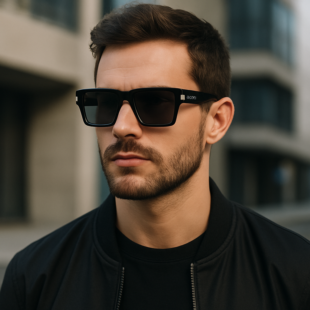 Óculos de Sol Unissex Falcon 2.0 Retangular Preto